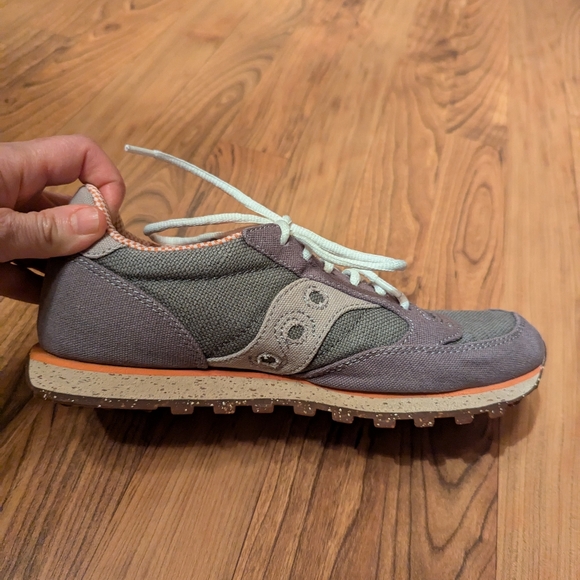 Women's Saucony Jazz Low Pro Vegan Shoe in Gray, Size 7.5 - Picture 5 of 9